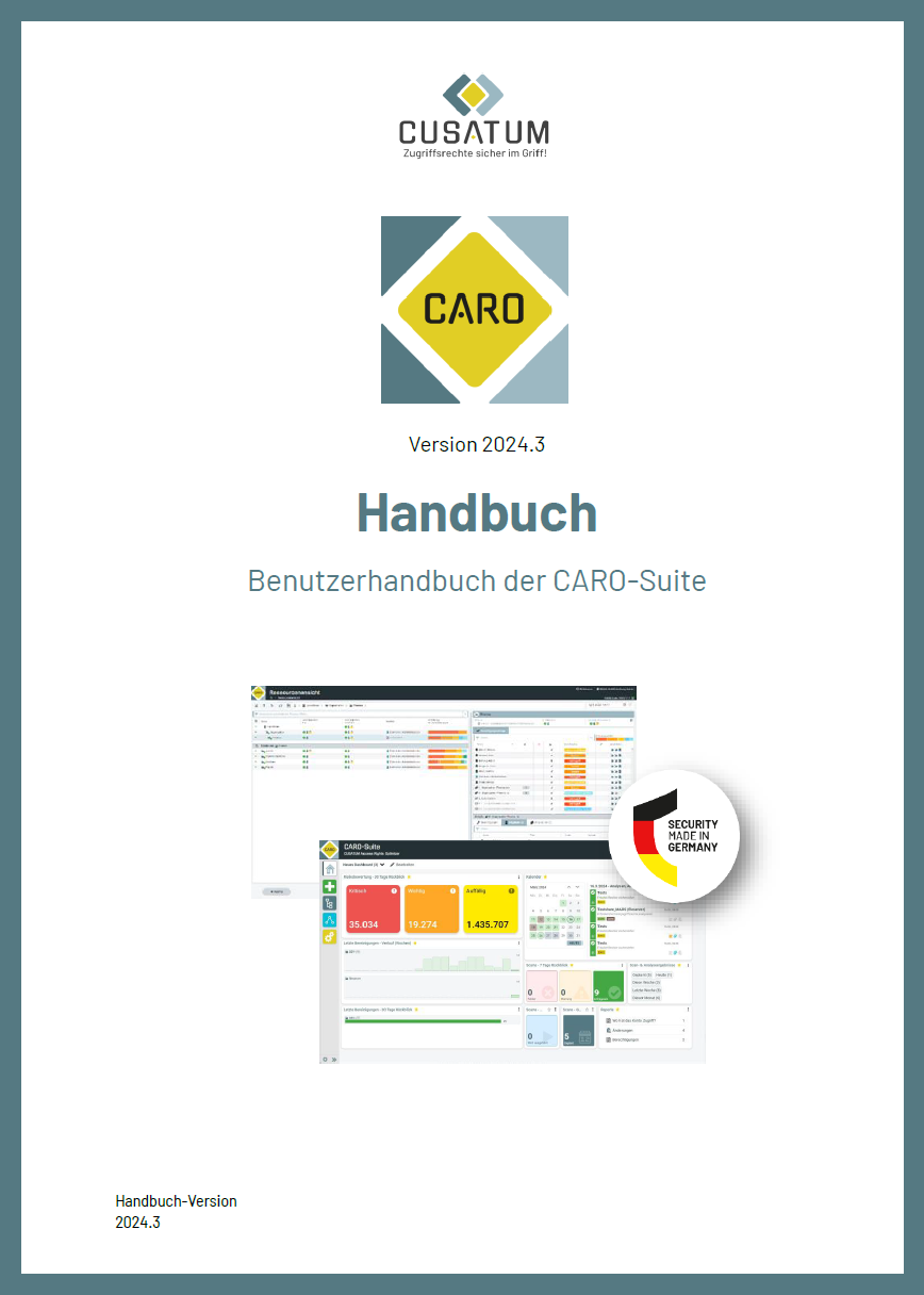 Handbuch CARO-Suite