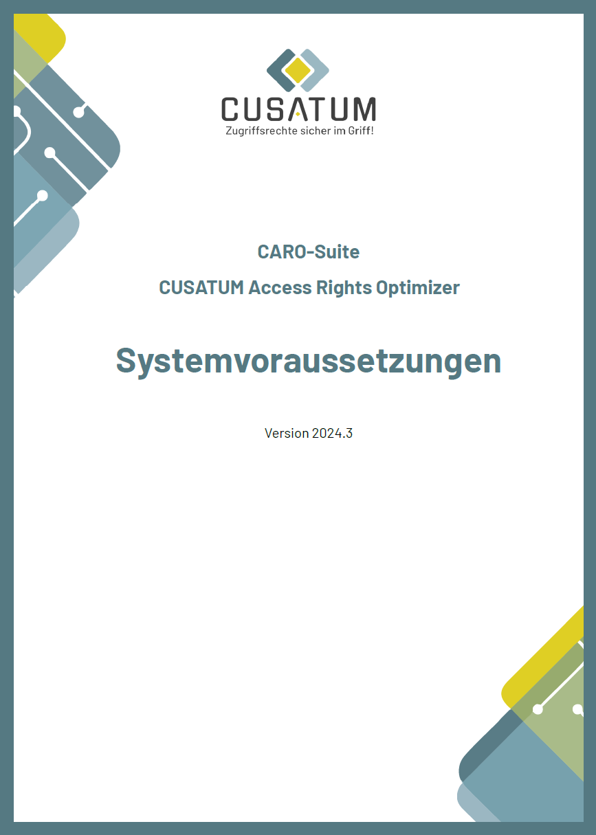 CARO-Suite - Systemvoraussetzungen