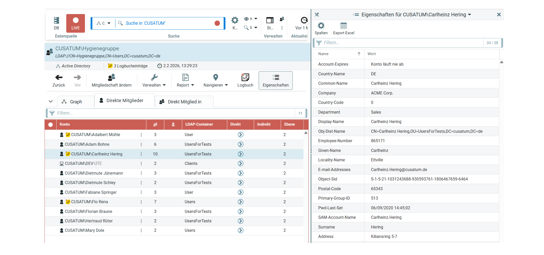 Globale Konfiguration mit der CARO-Suite